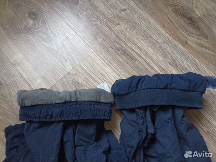 Утепленные демисезонные брюки на 1.5-2 года