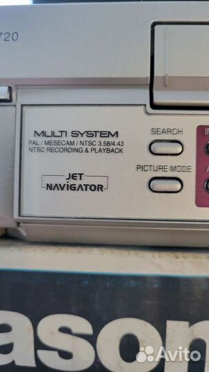 Видеомагнитофон panasonic hi fi NV fj720am