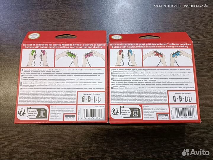 Новые джойстики Nintendo Switch Joy-Con controller