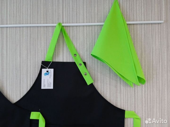 Детские фартуки с косынками (влагостойкая ткань)