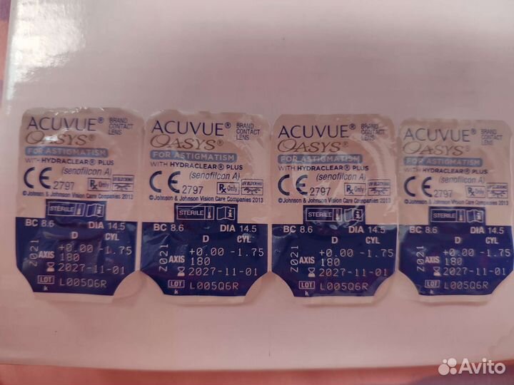 Линзы acuvue oasys for astigmatism