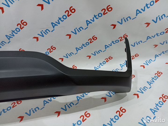 Юбка заднего бампера Hyundai Solaris 2 2017-2020