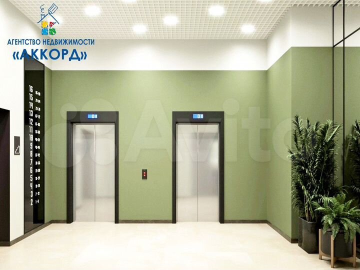 3-к. квартира, 88,8 м², 9/16 эт.