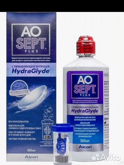 Пероксидный раствор для жестких линз AO Sept HG