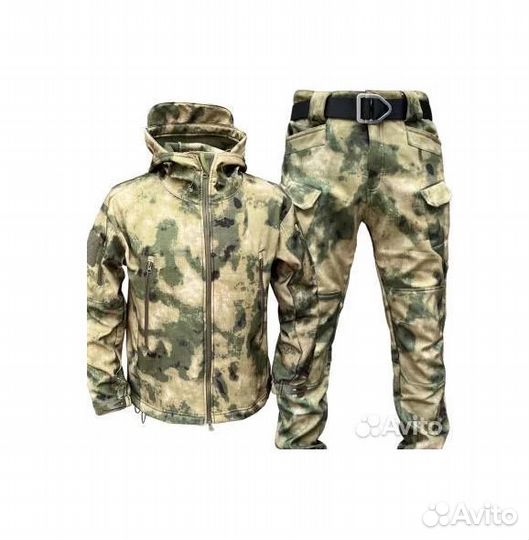 Военная форма Софтшел Softshell Мох Мультикам