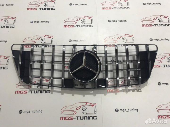 Решетка ML-Class Хром звезда w164 GT AMG