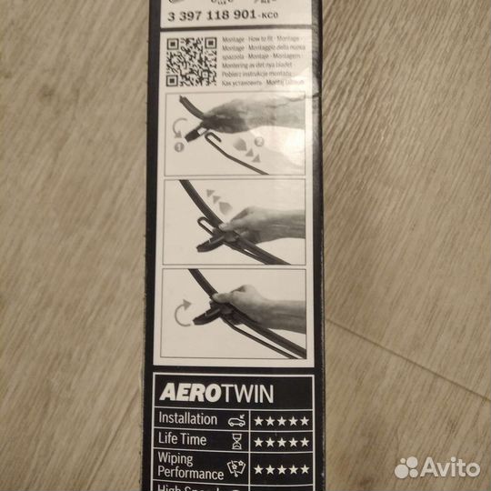 Щетки стеклоочистителя bosch aerotwin 53и45см