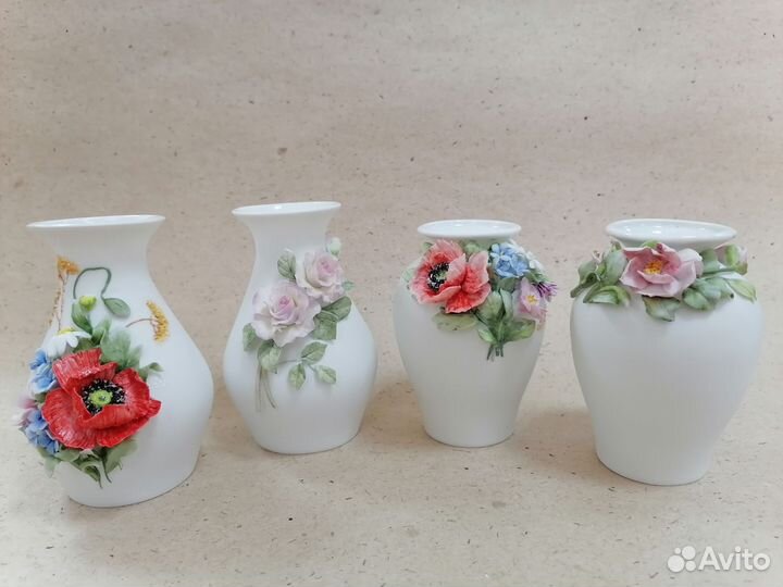 Фарфоровые вазы, Кисловодск. Ручная работа