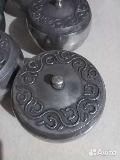 Алюминиевые горшки СССР для запекания