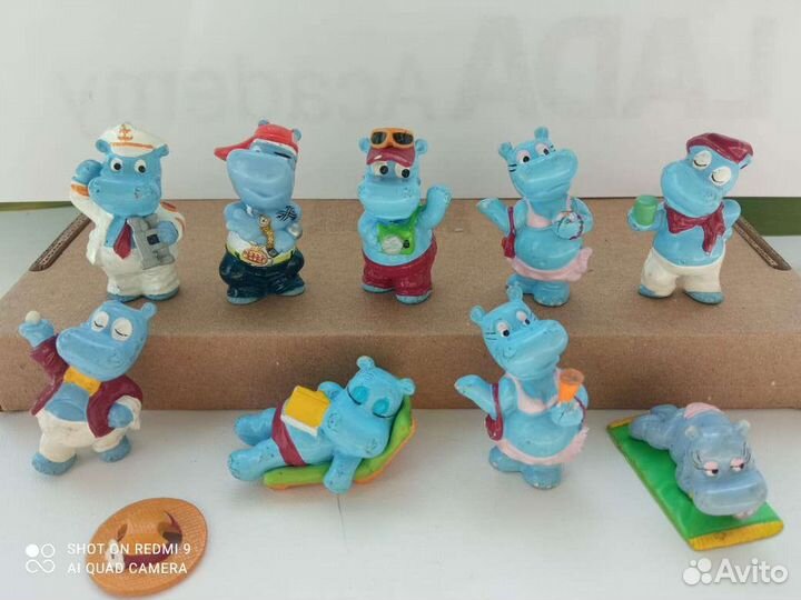 Игрушки из Киндера 90-х годов, Бегемот Ferrero