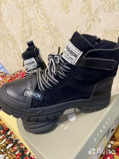 Ботинки зимние для девочки 37 размер