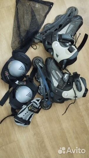 Детские ролики и защита 32 35