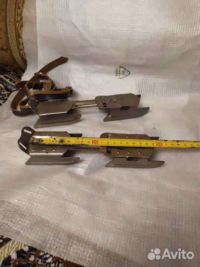 Коньки детские раздвижные двухполозные СССР