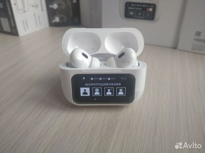 Беспроводные наушники Airpods с сенсорным экраном