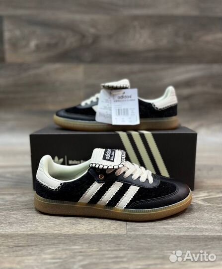 Кроссовки Adidas x Wales Bonner Samba Black