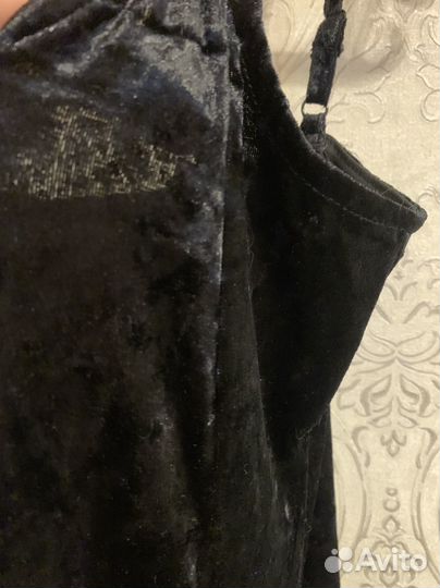 Вечернее платье-сарафан 44 46 велюр