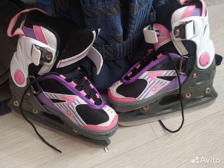 Коньки детские раздвижные 29 32