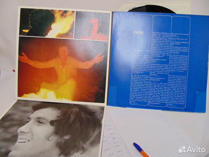 Пластинка из Англии.Michael Schanze. 50