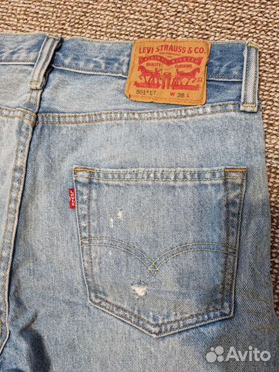 Джинсовые шорты levis