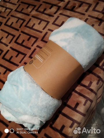 Плед флисовый новый