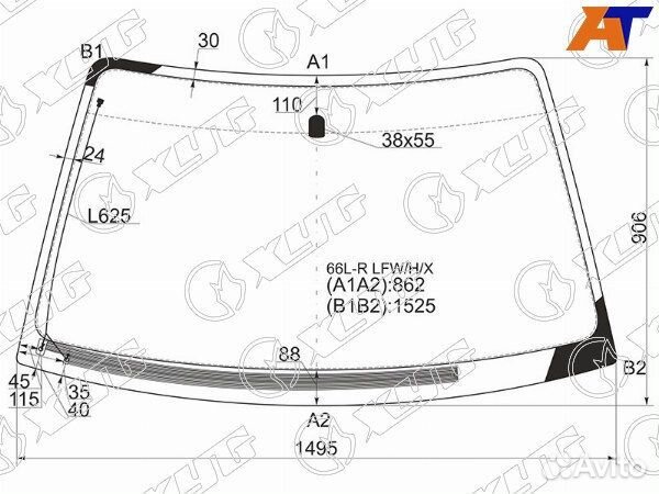 Стекло лобовое subaru legacy