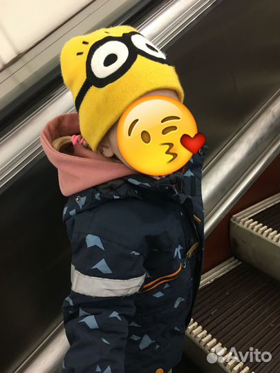 Шапка детская демисезонная миньон