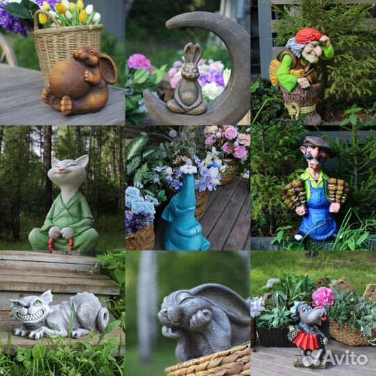 Садовые фигуры из полистоуна