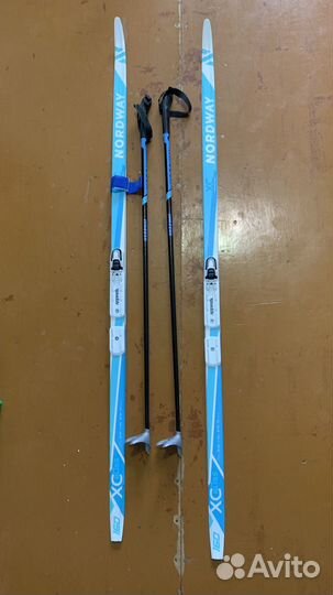 Беговые лыжи, длина 160 см