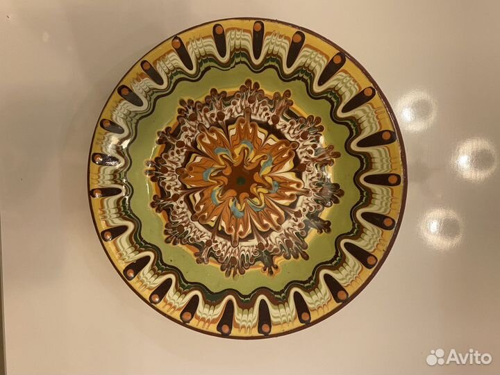 Декоративная тарелка на стену