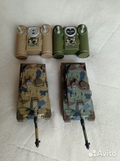 Танковый бой радиоуправляемый