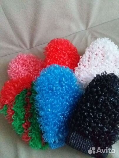 Мочалка варежка