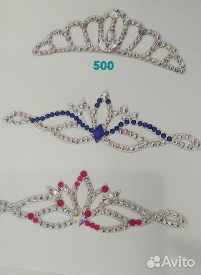 Украшение на пучок для художественной гимнастики,а