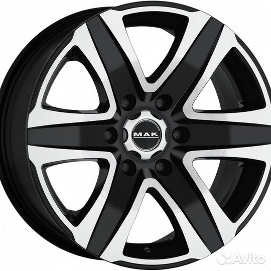 R18 6x139,7 8J ET35 D106,1 MAK Stone 6 Black Mirro