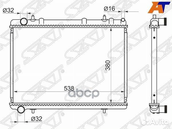 Радиатор Citroen C4 Picasso 07-14 / Peugeot 307
