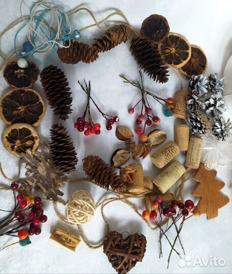 Новогодний рождественский венок создание игрушки