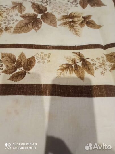 Льняные скатерти СССР б/у