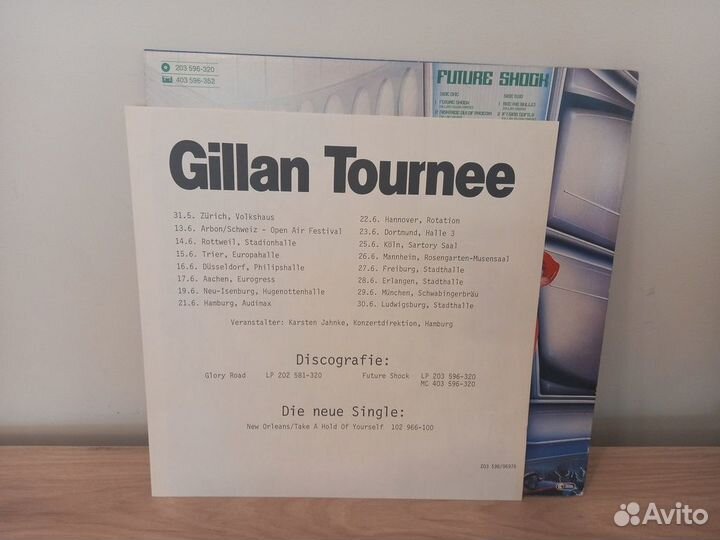 Gillan – Future Shock VG+/VG