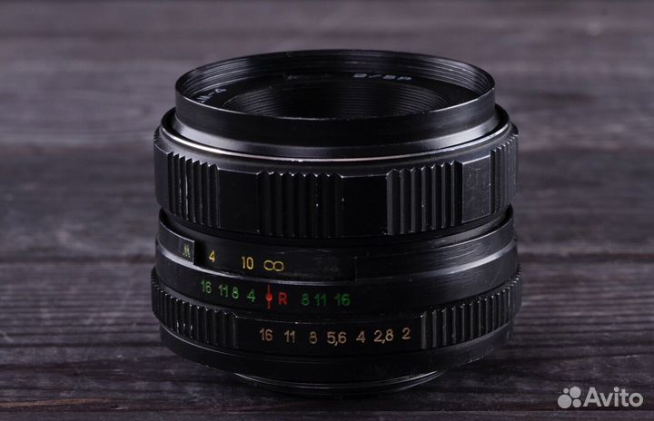 Объектив Гелиос 44М-4 2/58 М42 Хороший Обслужен