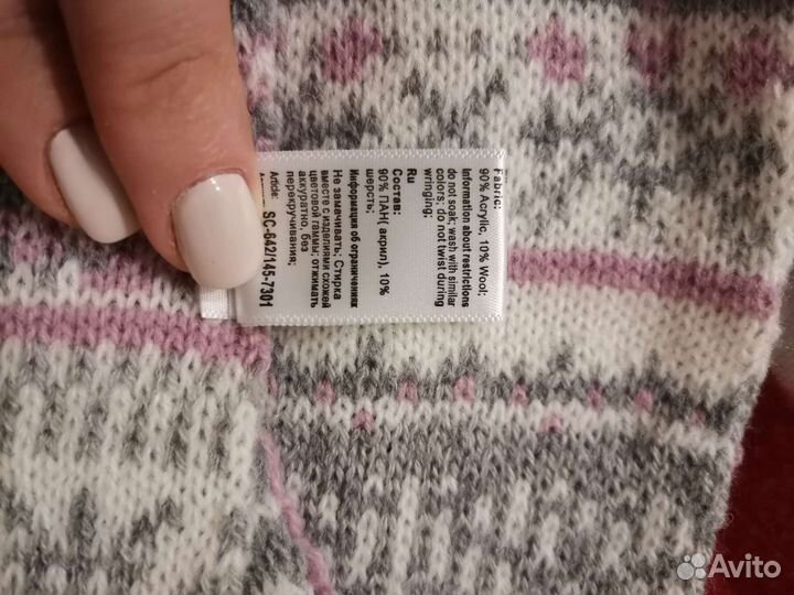 Комплект шапка с шарфом детская