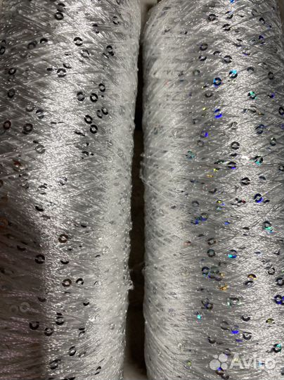 Пряжа с пайетками