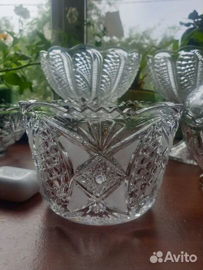 Ваза хрустальная