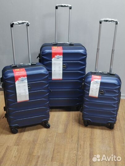 Чемодан на колёсах 3шт S, M L