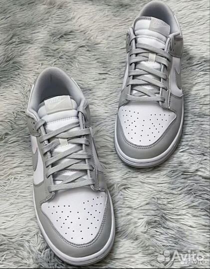 Кроссовки Nike Dunk Low Grey Fog новые