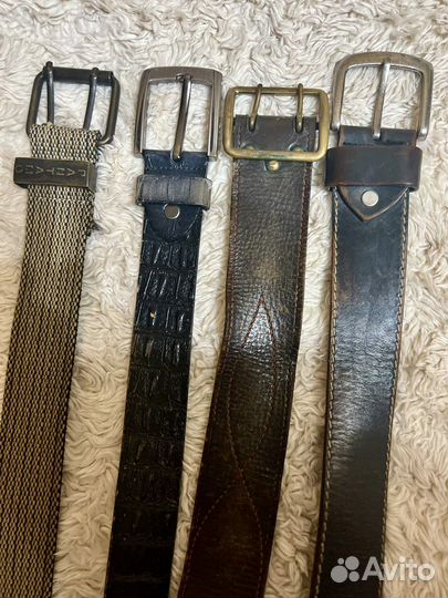 Мужской кожаный ремень