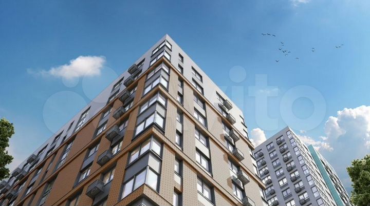 3-к. квартира, 68 м², 16/19 эт.