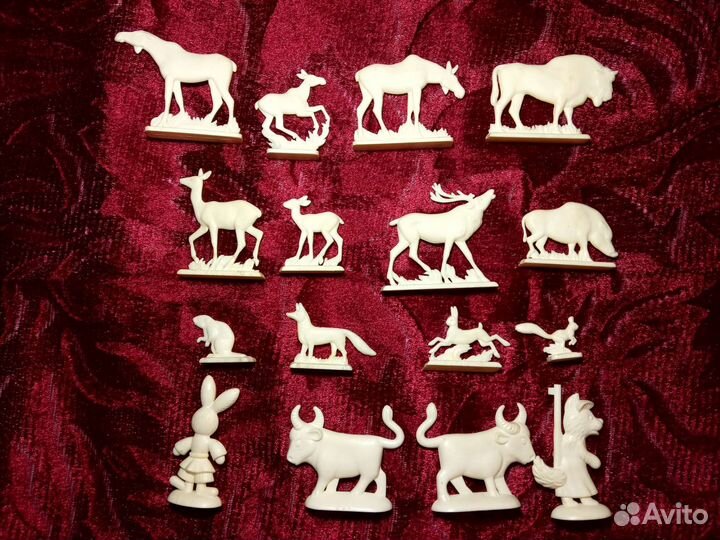 Миниатюрные Фигурки Животных СССР, Колкий пластик