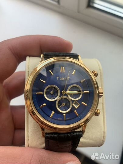 Золотые часы tissot