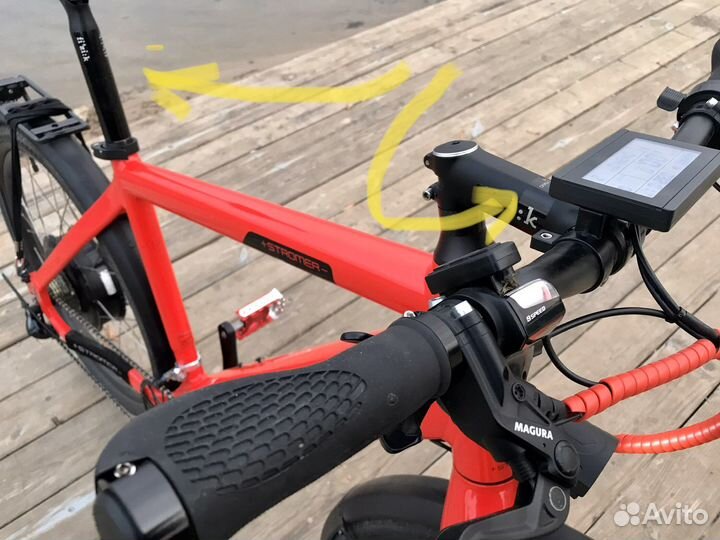 Складной и Stromer ST элит электровелосипеды