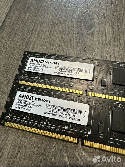 Оперативная память DDR3 8Gb