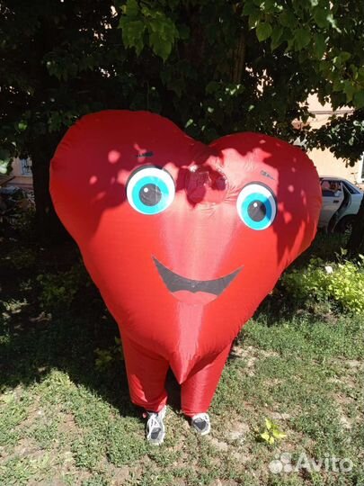 Ростовая кукла. Костюм сердца(надувной)